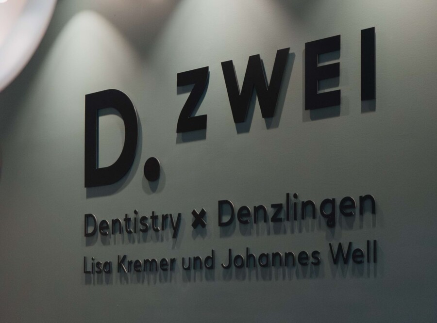 Impression des Logos von D.Zwei.